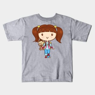 Punky Girl: Lil' CutiEs Kids T-Shirt